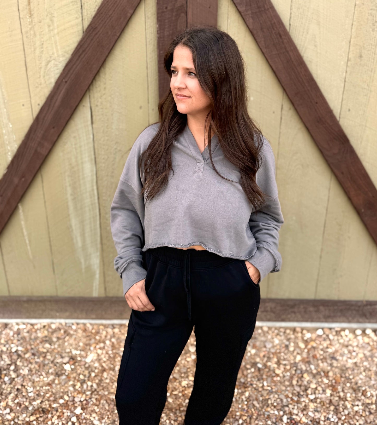 Classic Crop Pullover