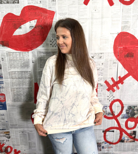 Frosted Camo Sweater