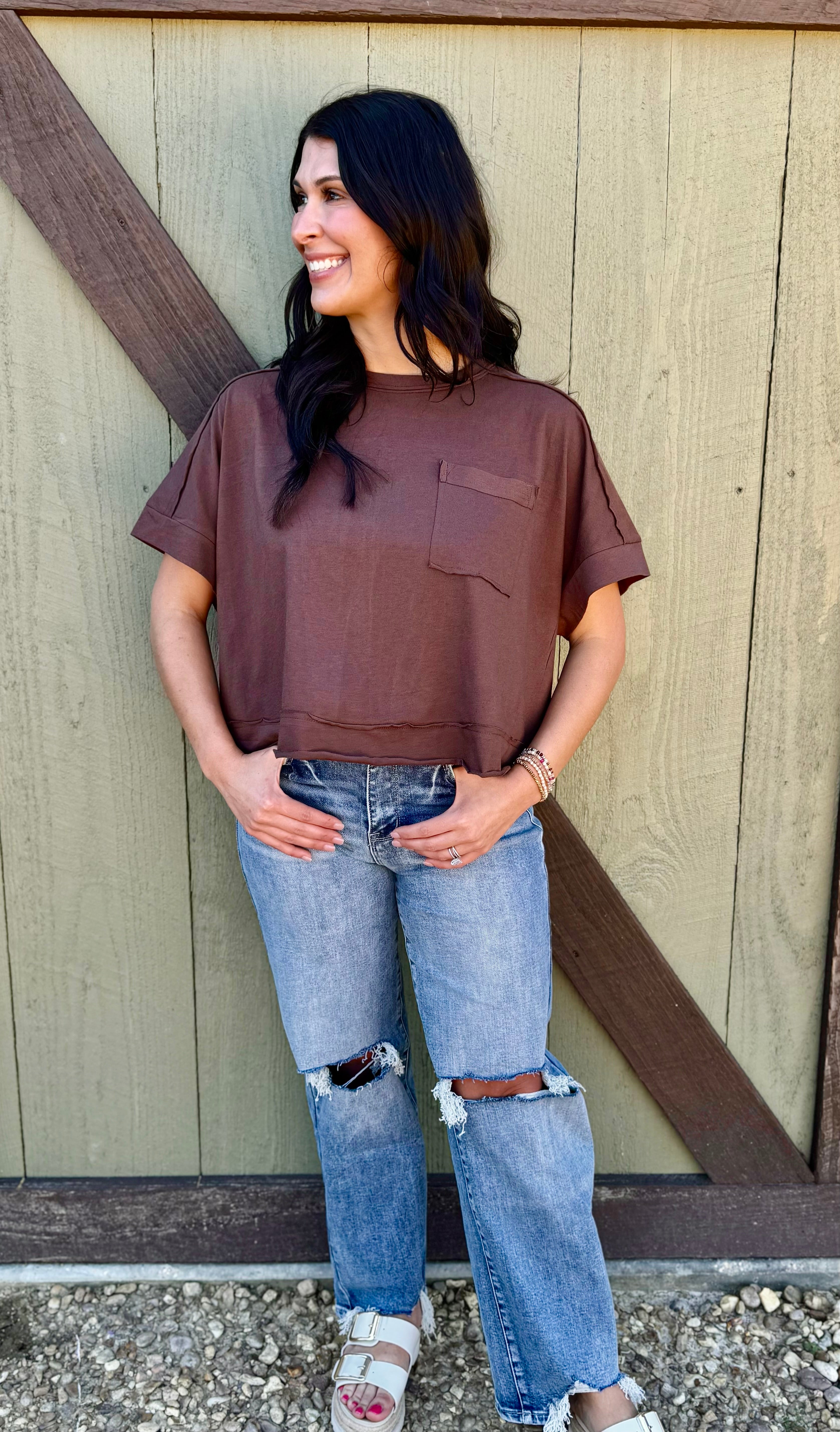 The Crop Box Tee