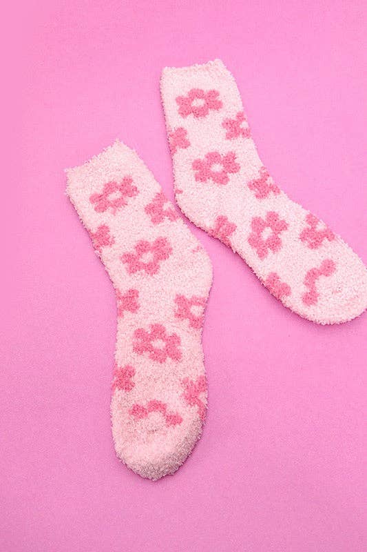 Daisy Cozy Fleece Socks