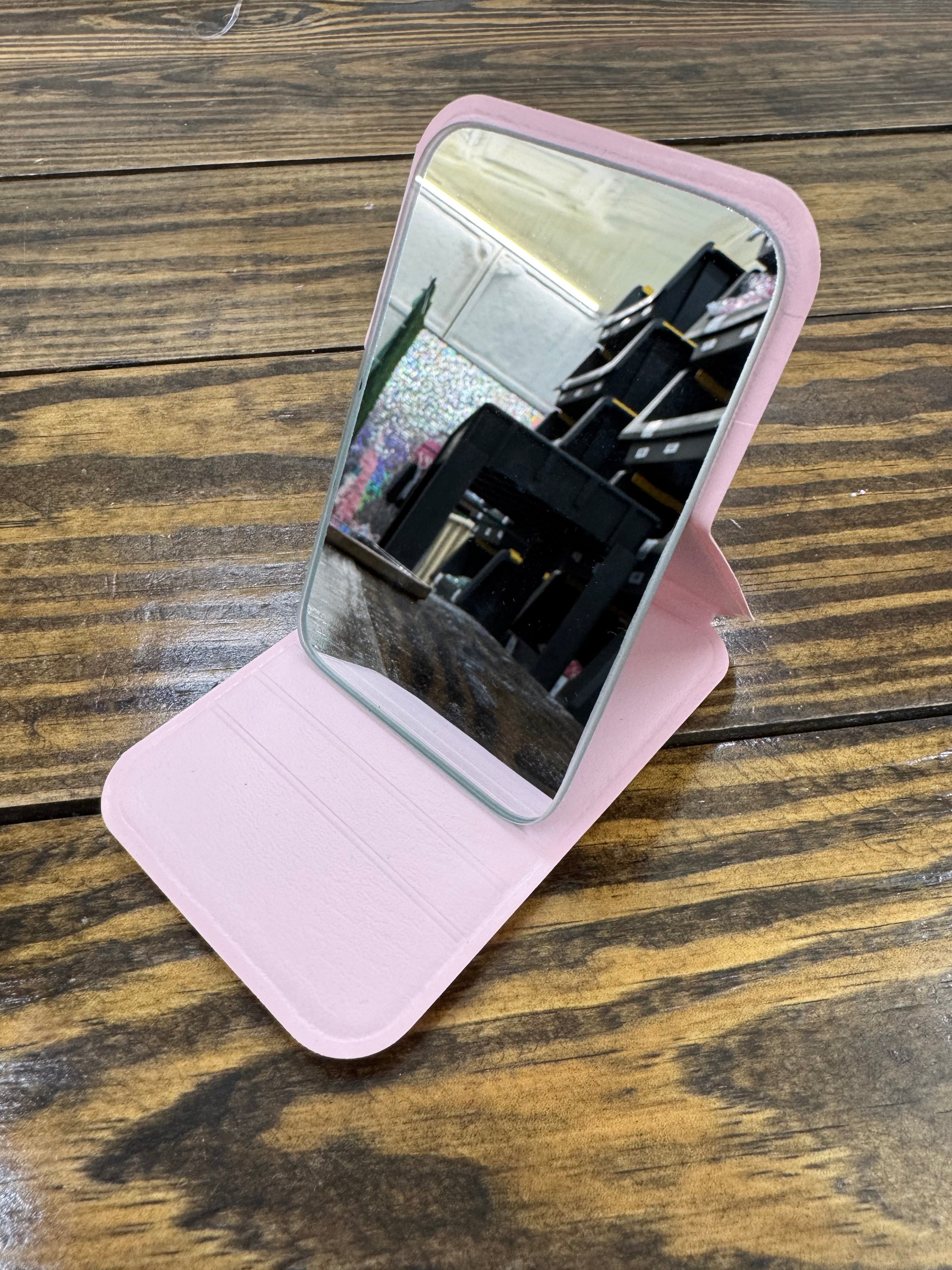 Pretty in Pink Travel Mirror
