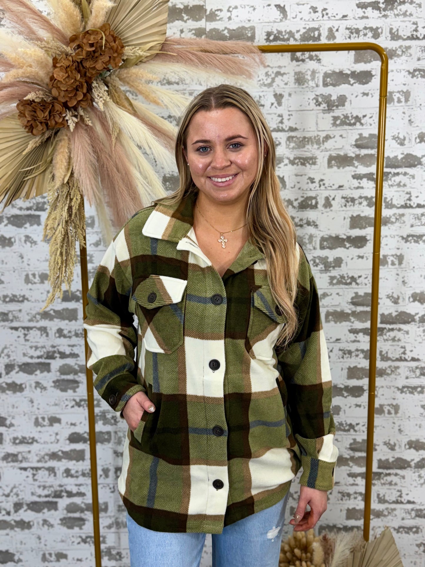 Falling For Plaid Shacket