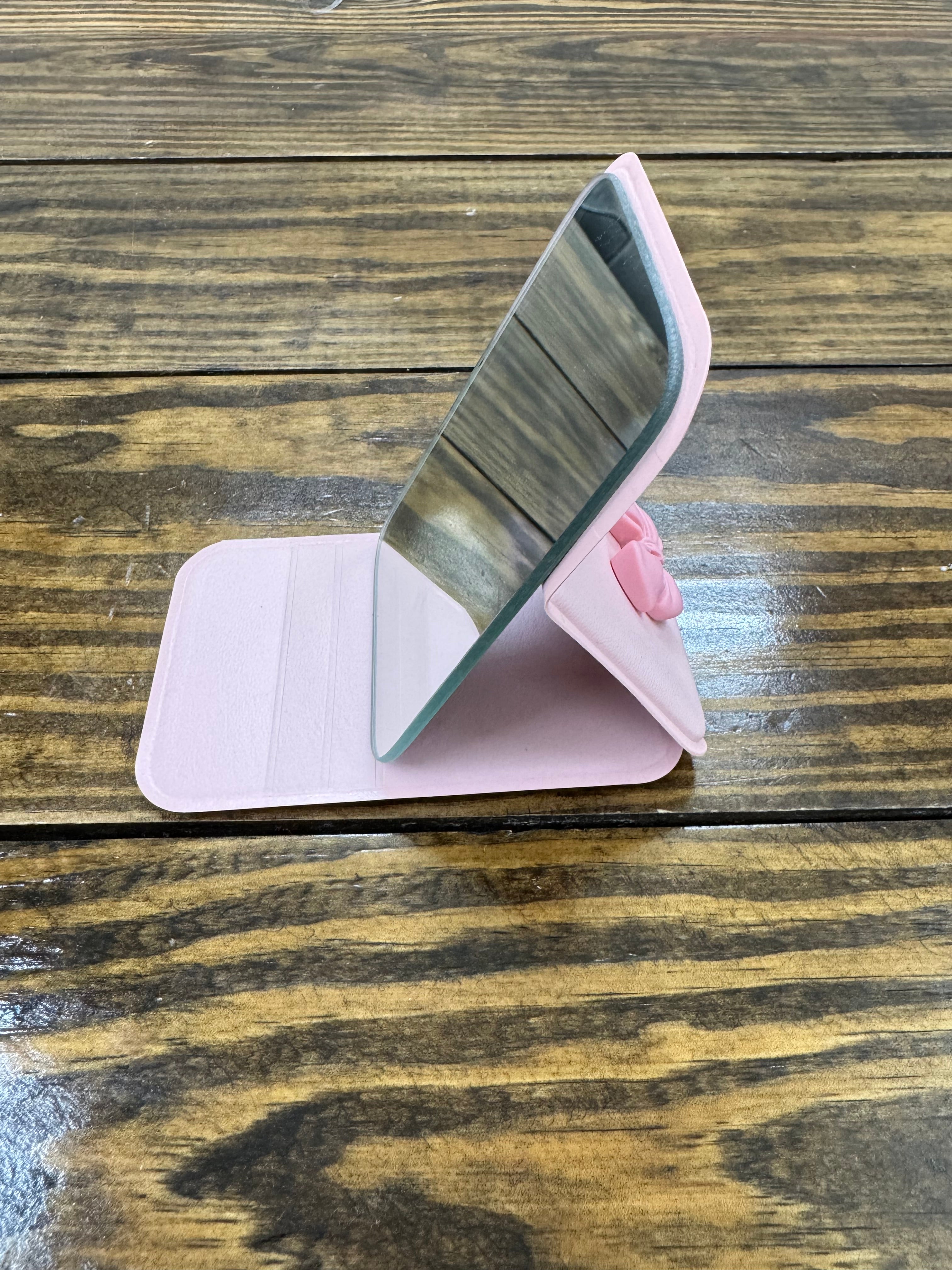 Pretty in Pink Travel Mirror