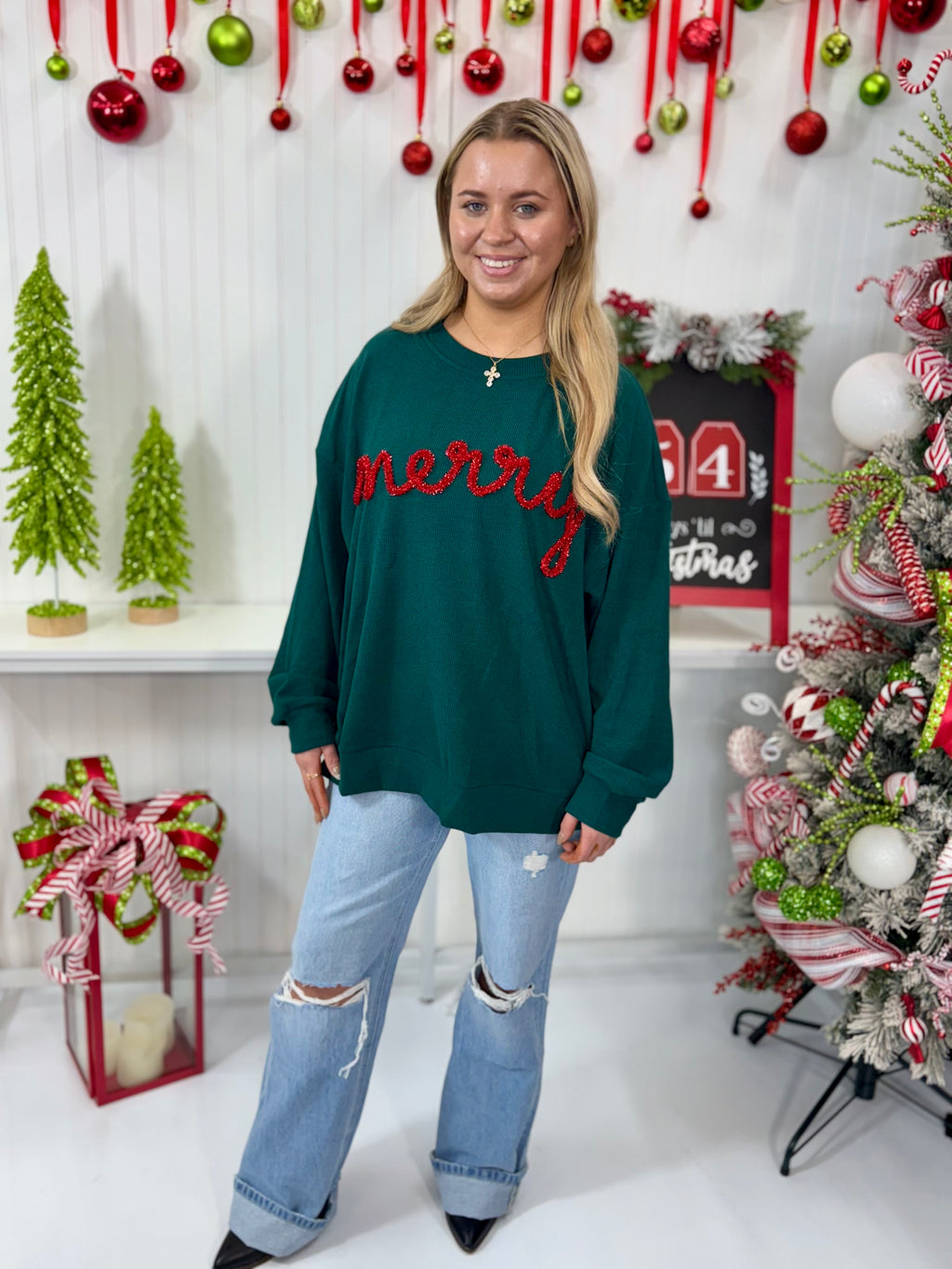 Be Merry and Sparkle Sweater