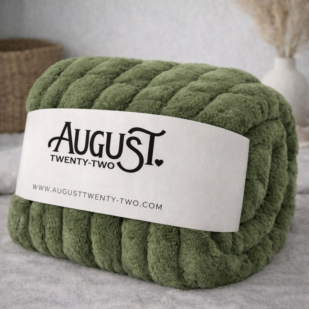 August Twenty-Two Luxe Cozy Blanket