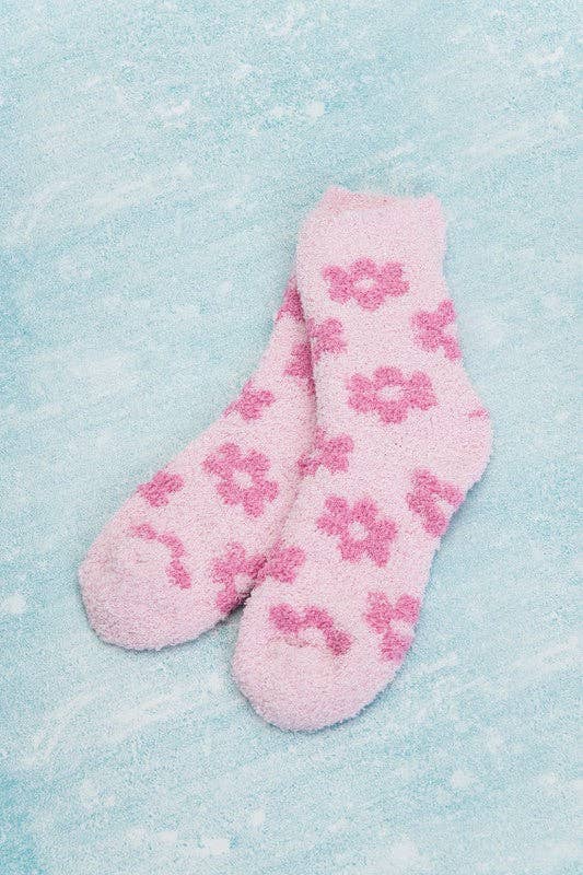 Daisy Cozy Fleece Socks