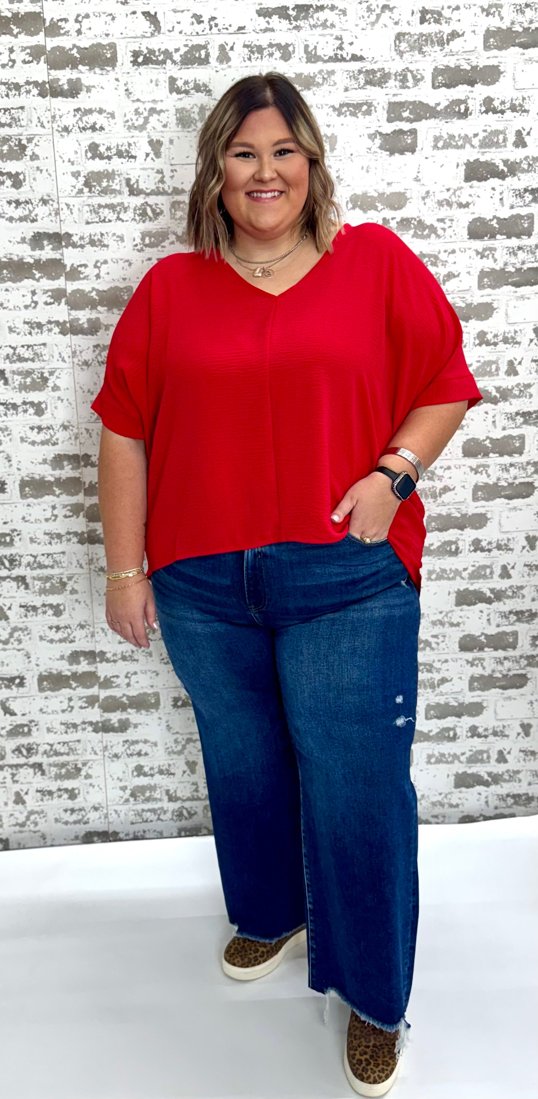 Flirty and Free Top (Plus)