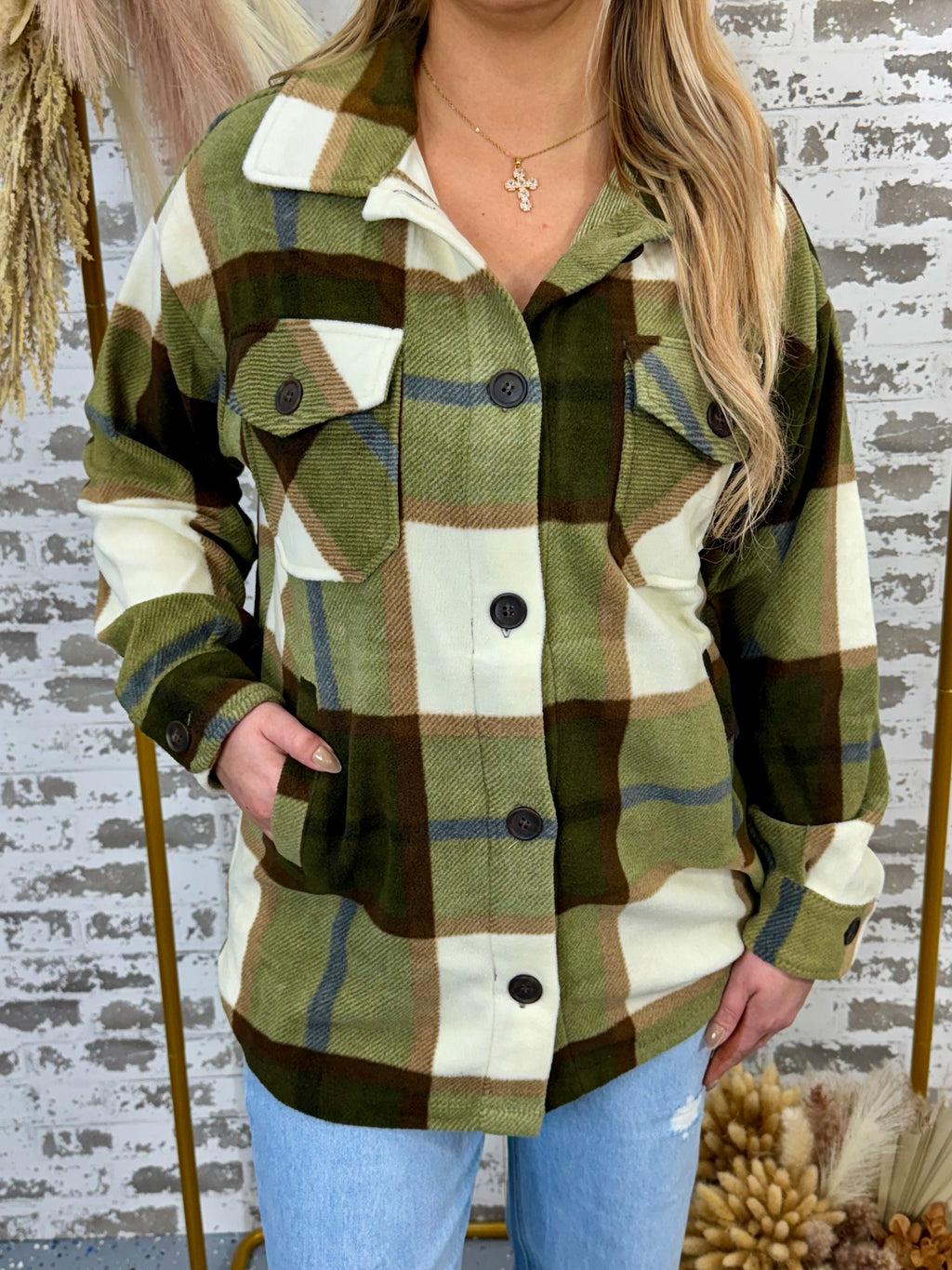 Falling For Plaid Shacket