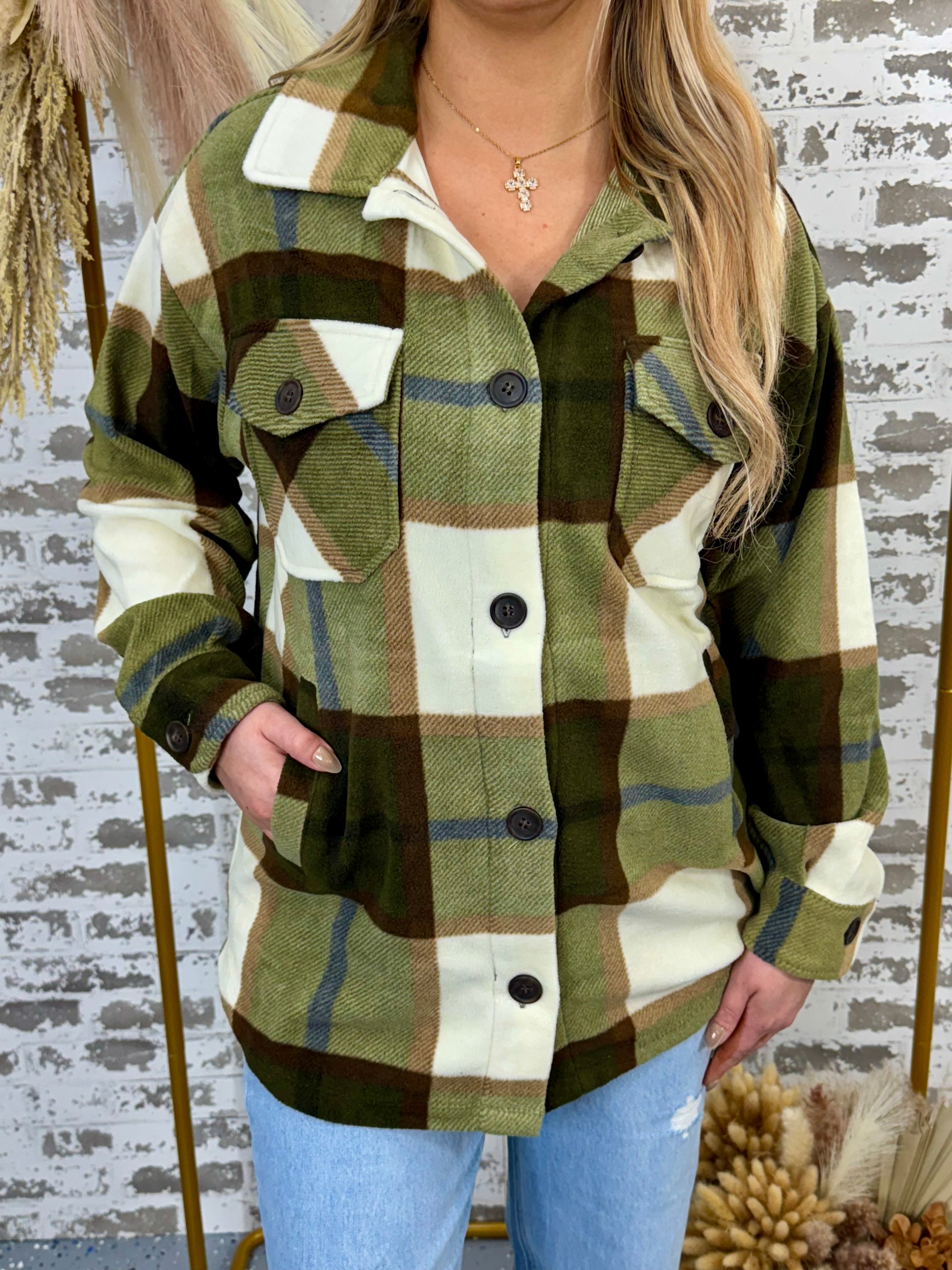 Falling For Plaid Shacket