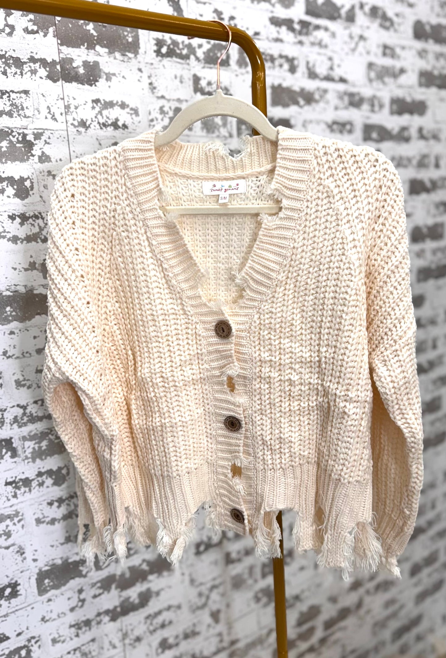 Fringe Knit Cardi