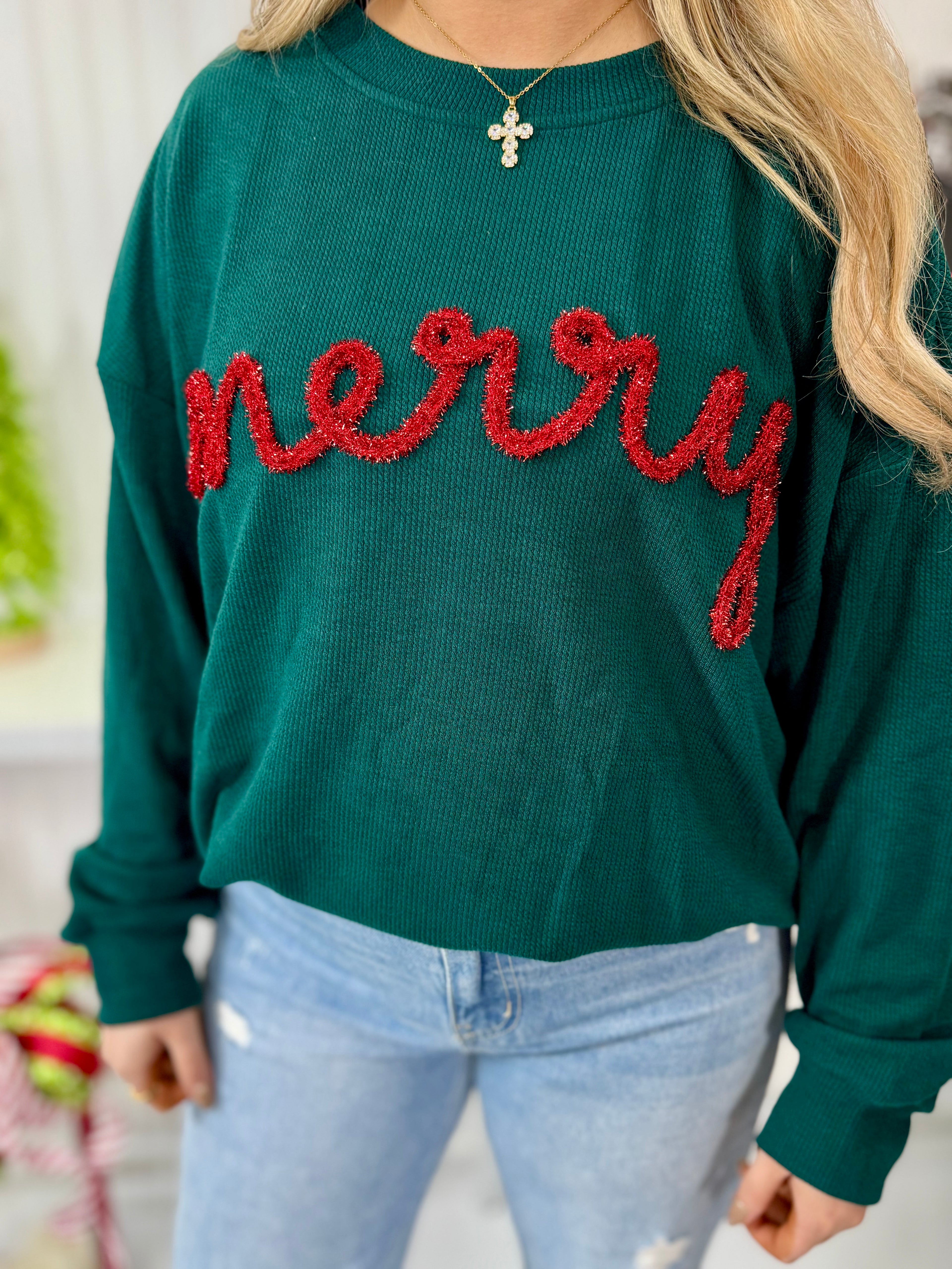 Be Merry and Sparkle Sweater