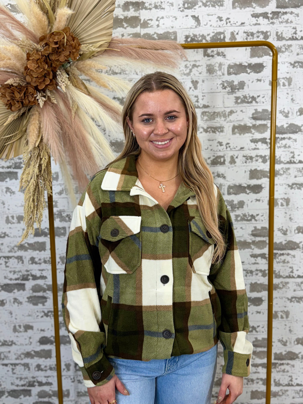 Falling For Plaid Shacket