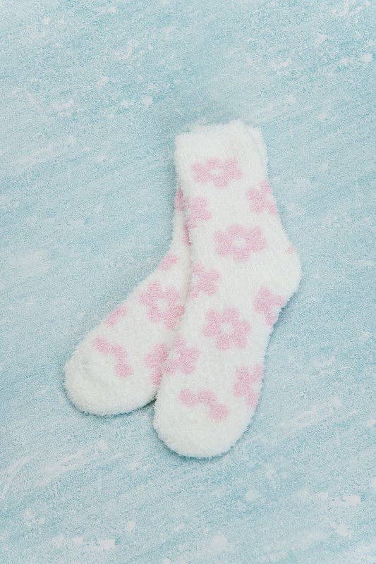 Daisy Cozy Fleece Socks