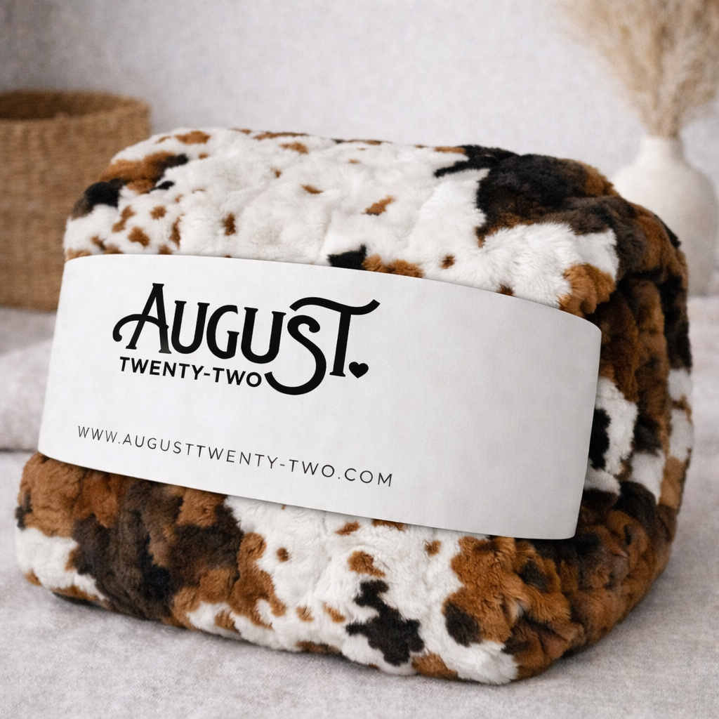 August Twenty-Two Luxe Cozy Blanket
