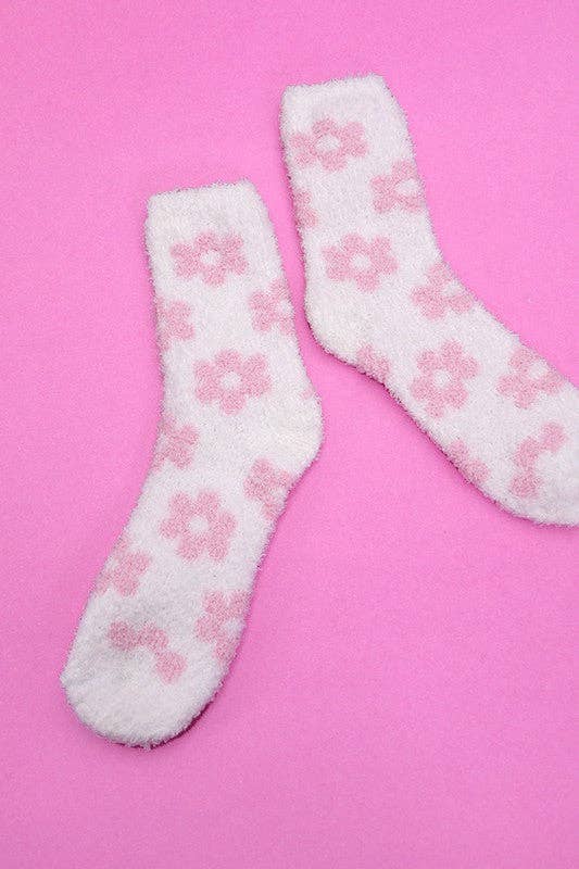Daisy Cozy Fleece Socks