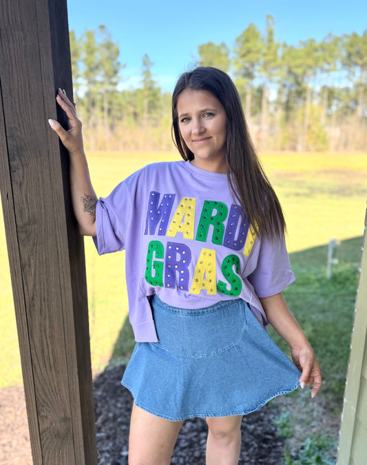 Fat Tuesday Studded Tee