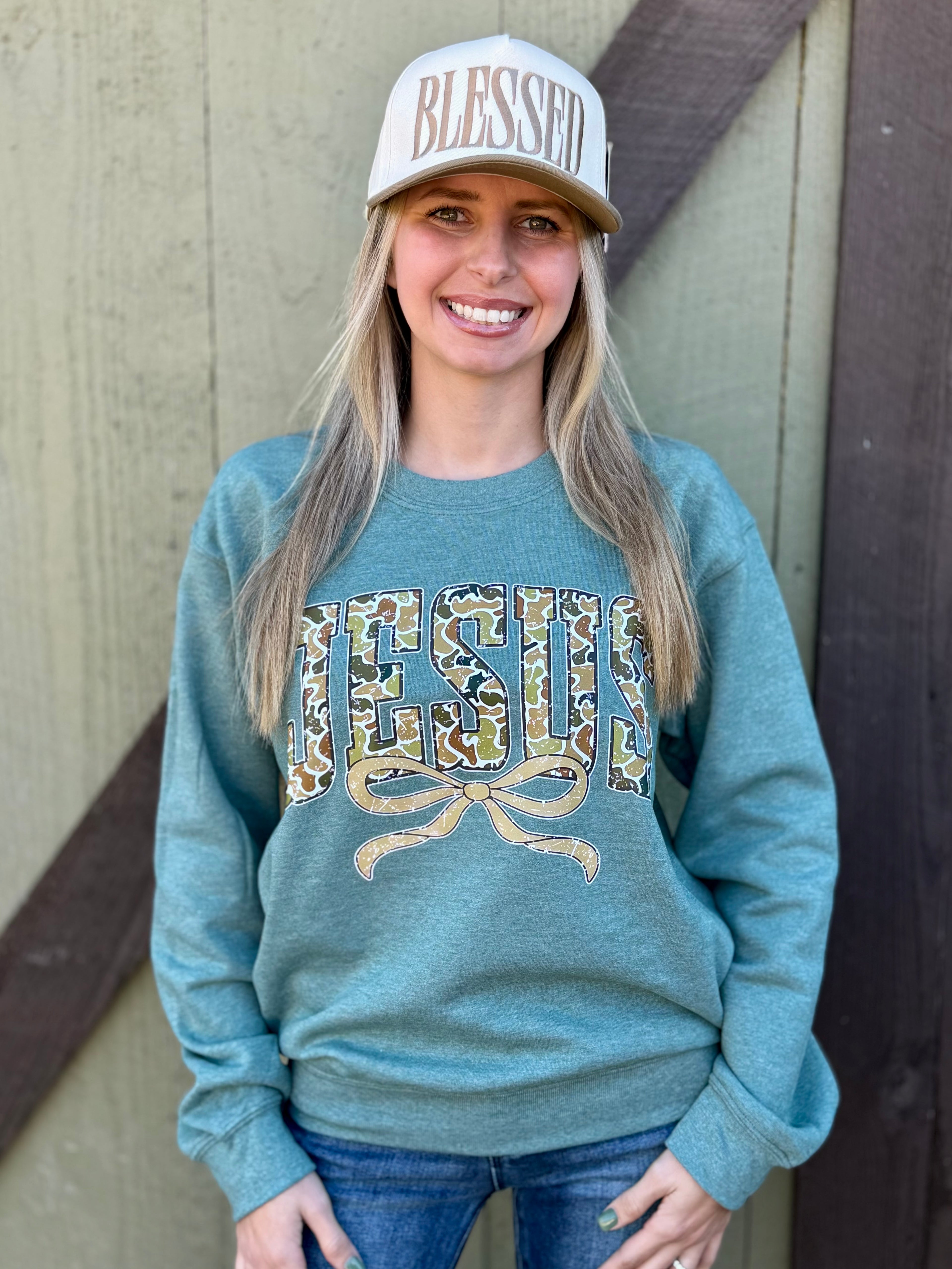 Jesus Camo Sweatshirt