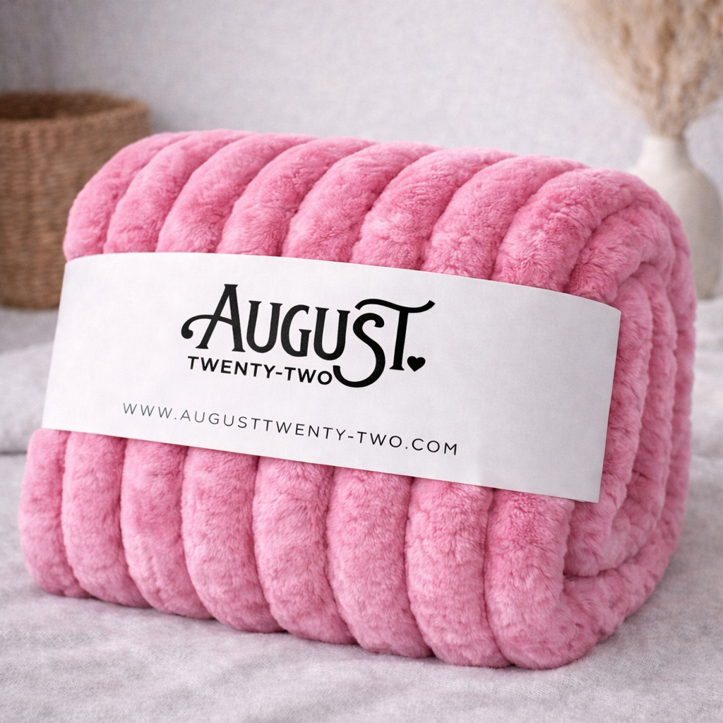 August Twenty-Two Luxe Cozy Blanket