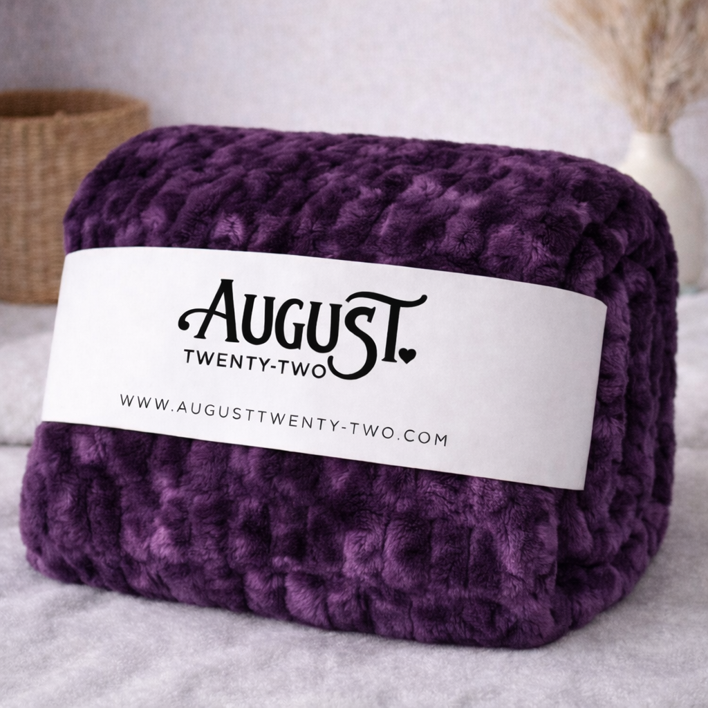August Twenty-Two Luxe Cozy Blanket