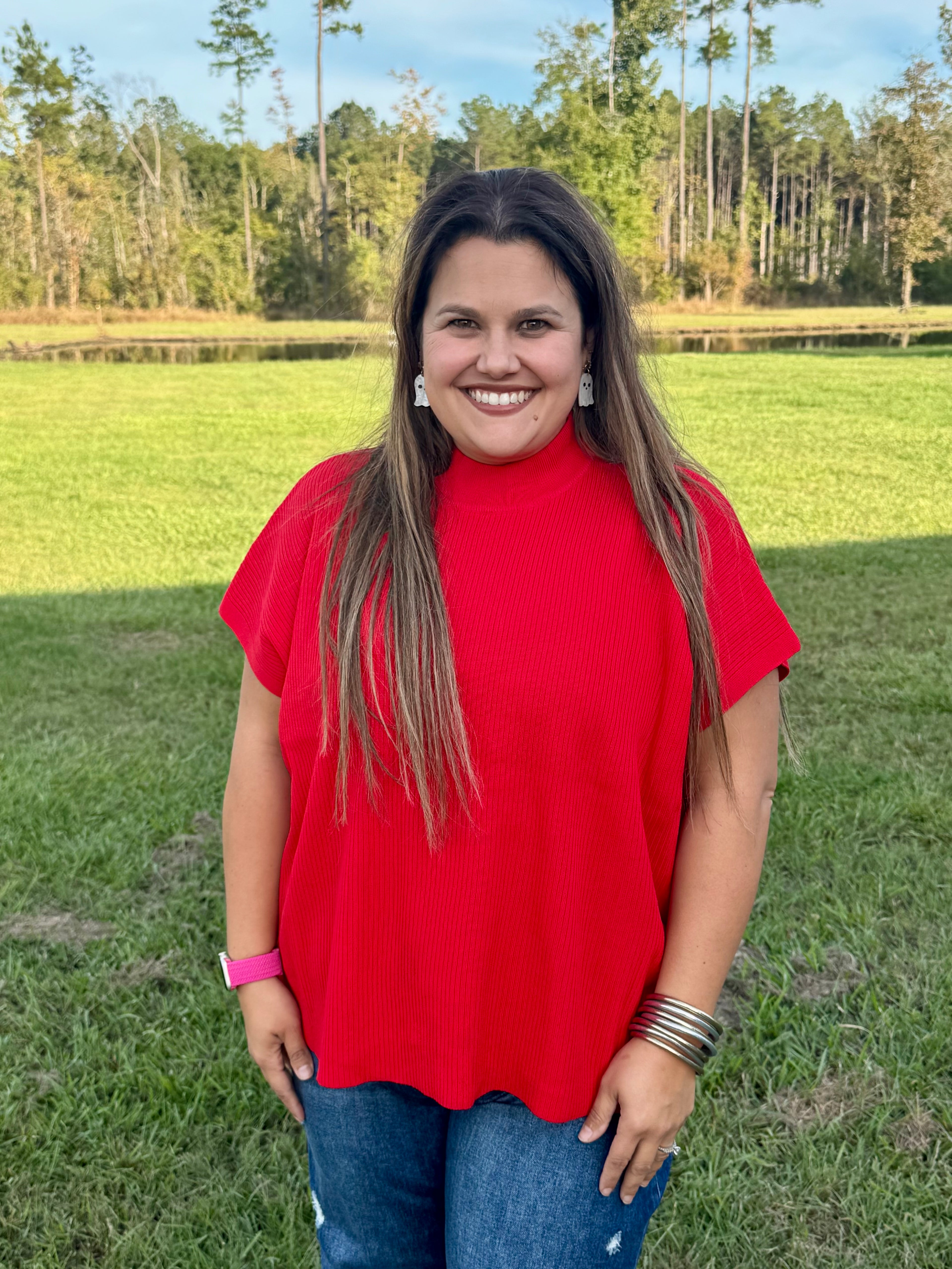 Effortless Short Sleeve Boxy Sweater