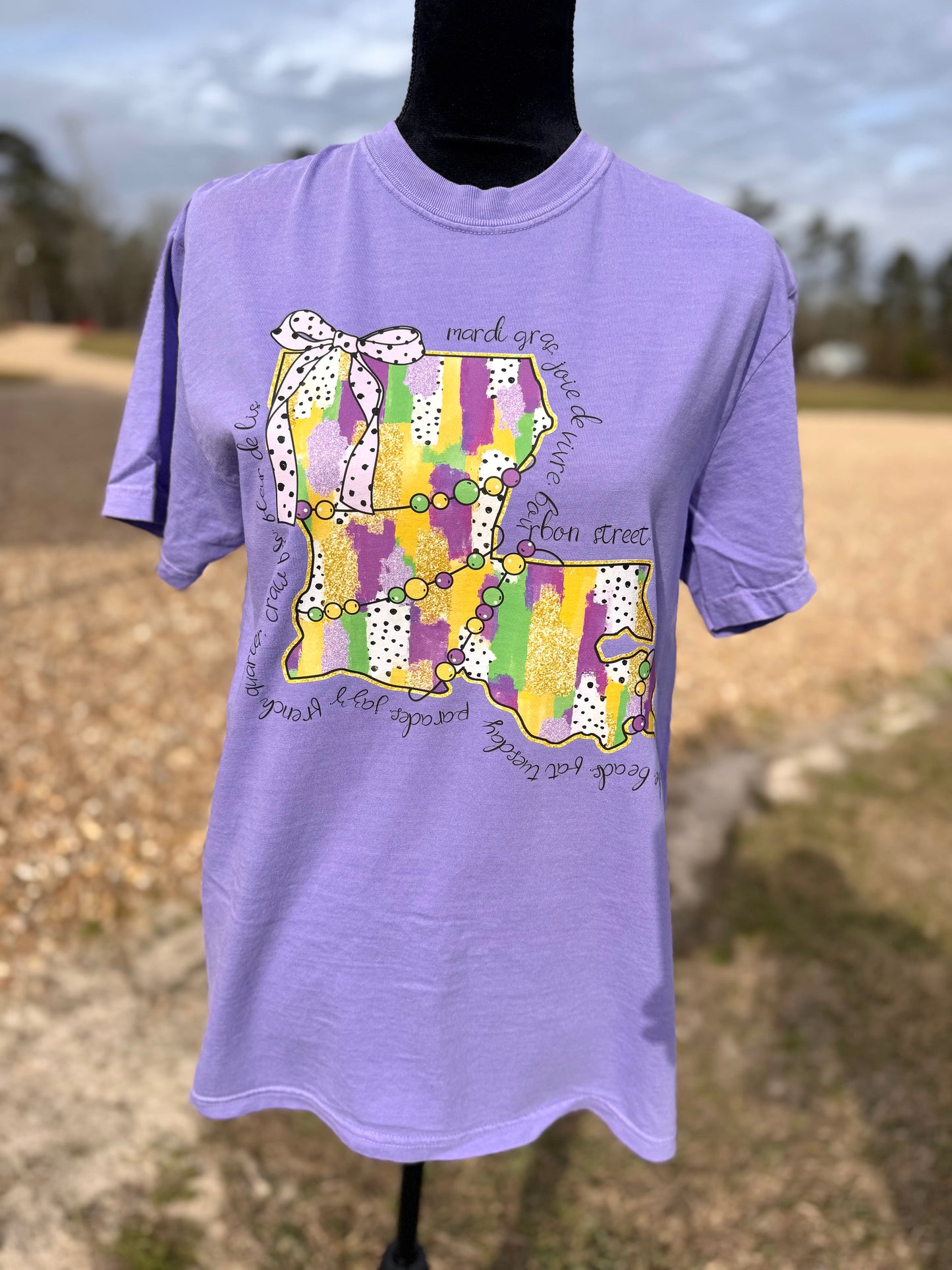 Louisiana Mardi Gras Graphic