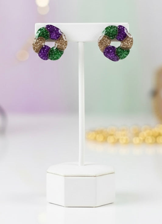 King Cake Earrings