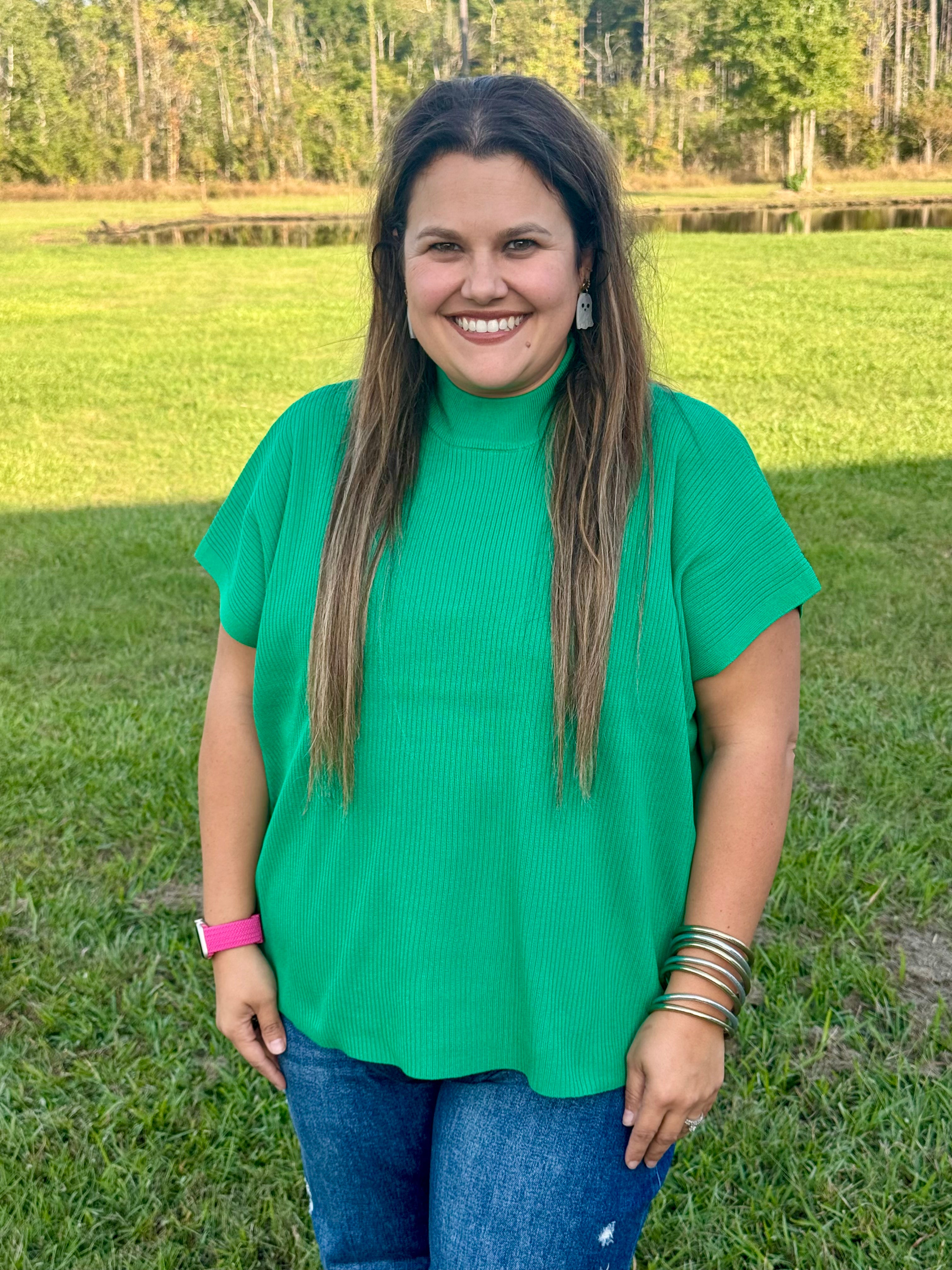 Effortless Short Sleeve Boxy Sweater