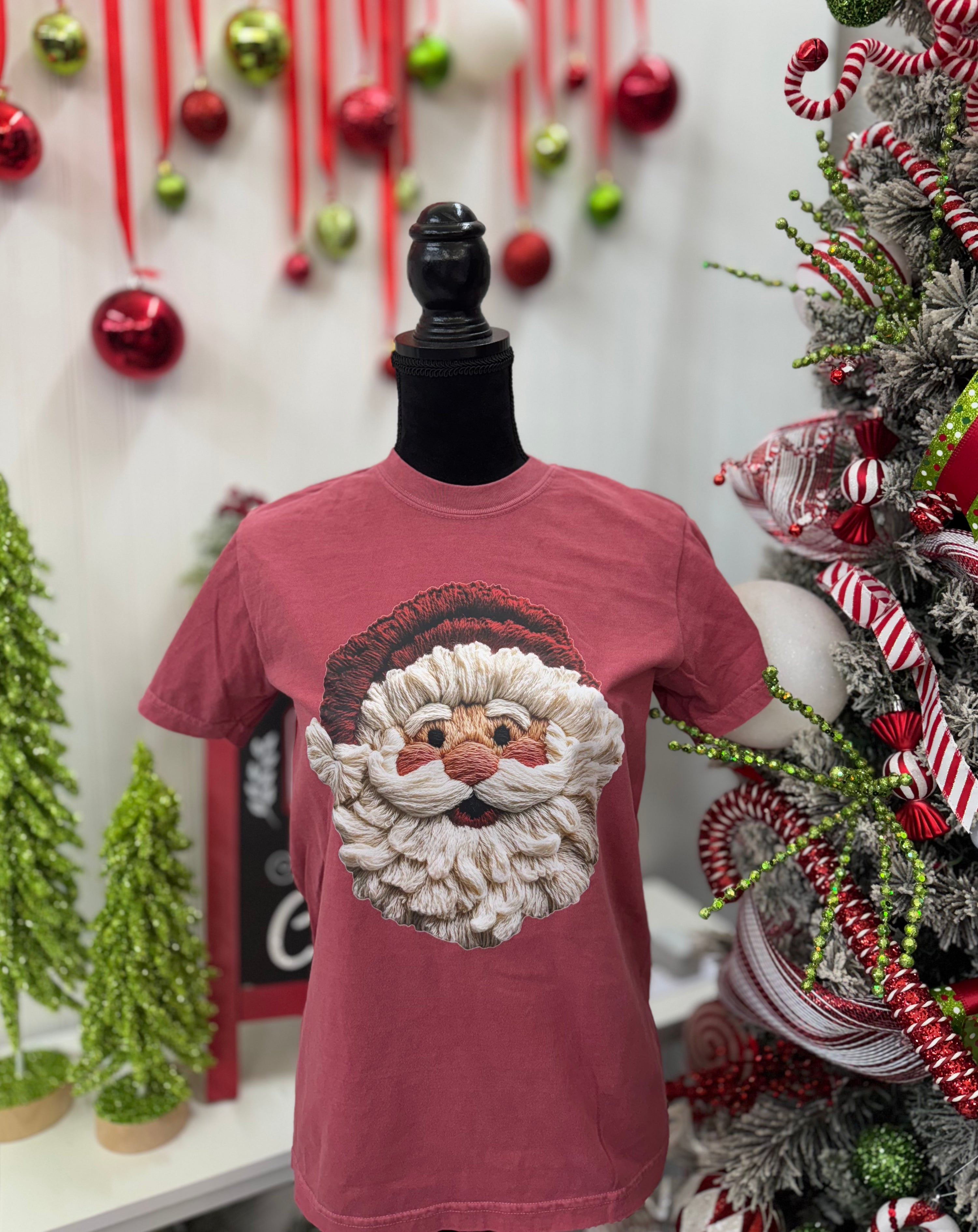 Crochet Santa Tee