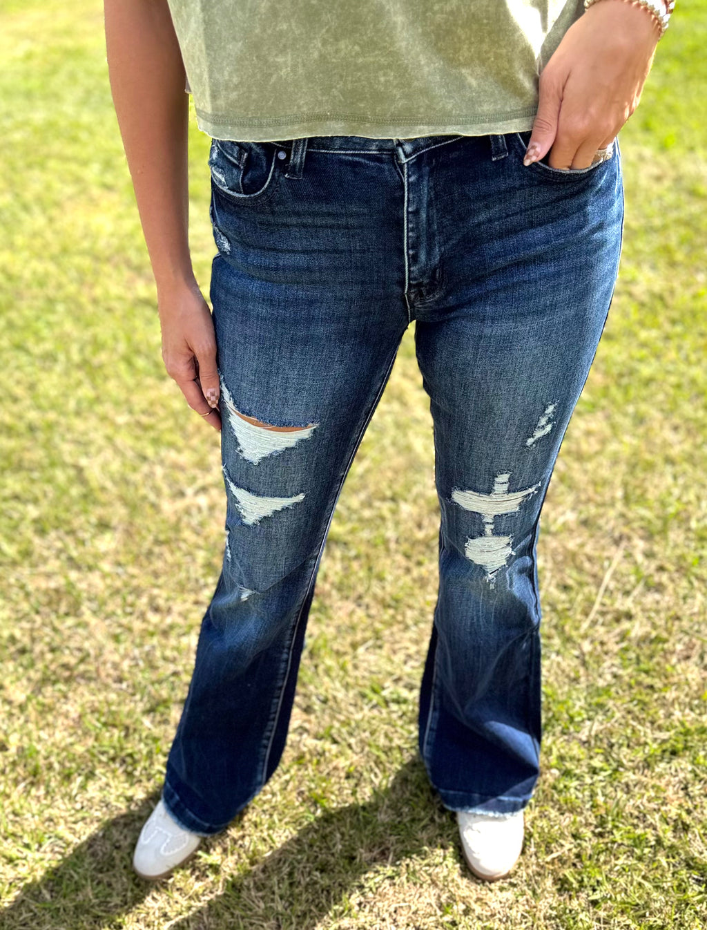 The Perfectly Worn Flares