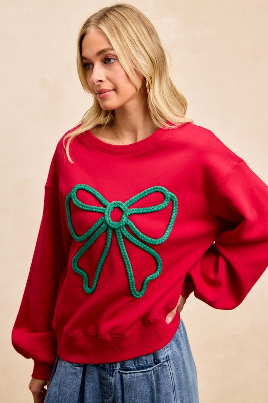 Festive Favorite Balloon Sleeve Sweater