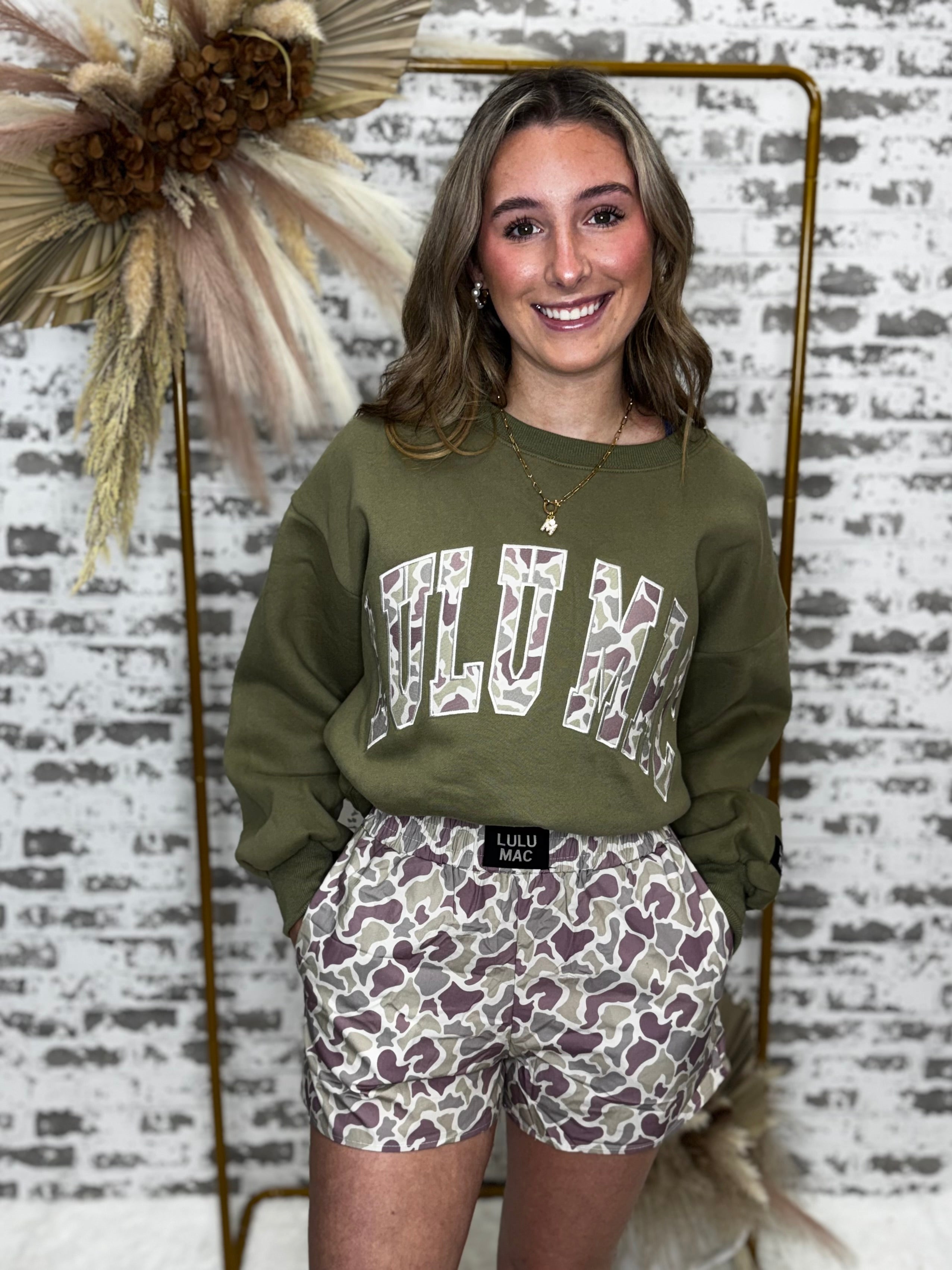 LULU MAC- CAMO BOXER SHORT