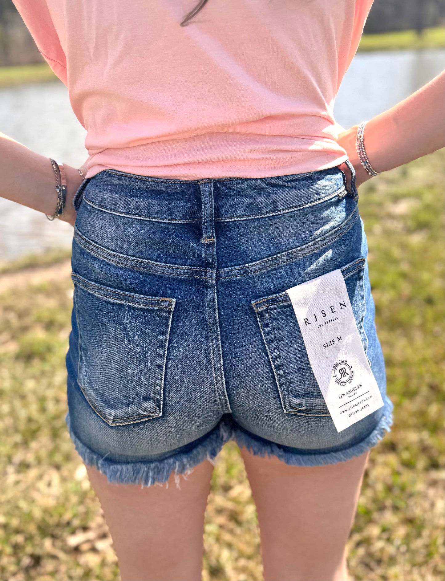 Clean Cut Denim Shorts