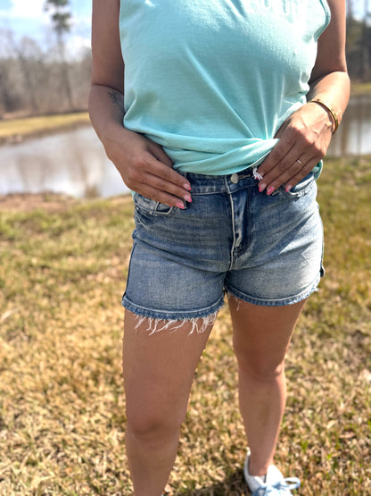 Comfort Denim Shorts