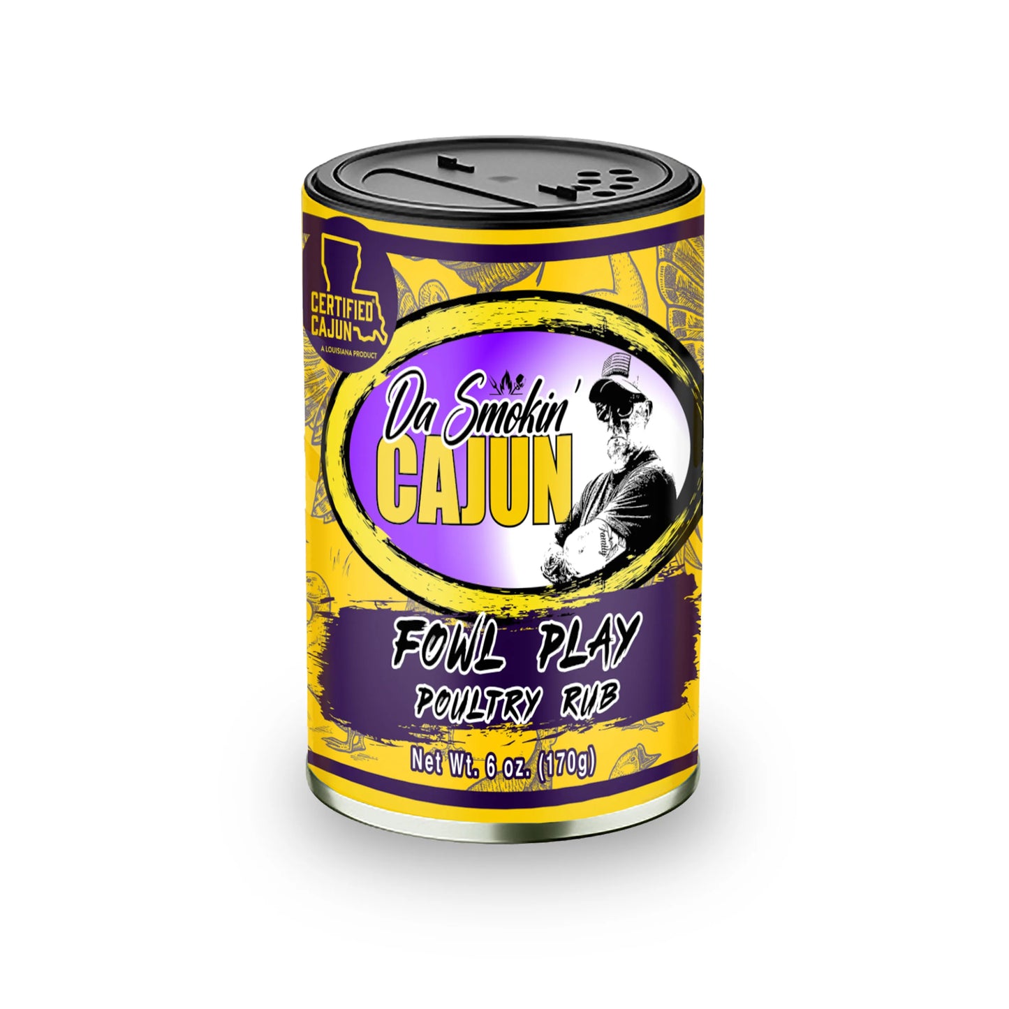 Da Smokin' Cajun- Fowl Play Poultry Rub