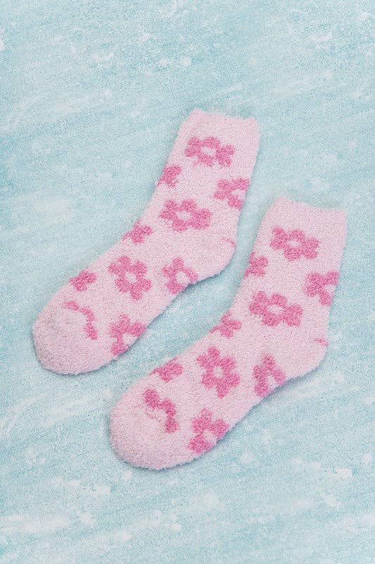 Daisy Cozy Fleece Socks