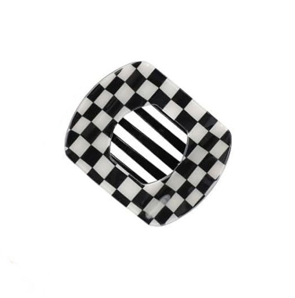 Checkered Lay Flat Clip