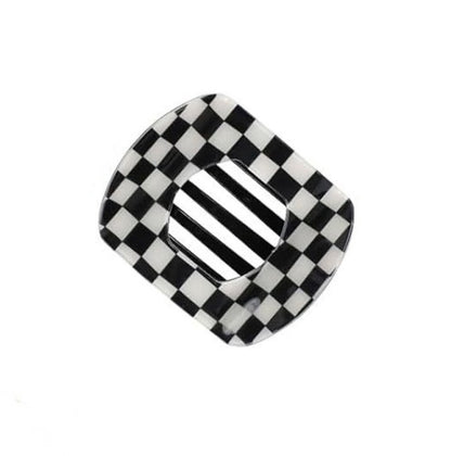 Checkered Lay Flat Clip