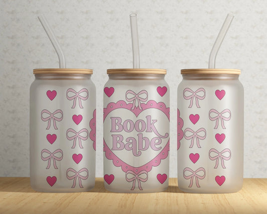 Book Babe Iced Coffee Cup